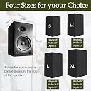 Protective Speaker Cover Dust-Proof Waterproof Audio Equipment Shield Upright Speaker Bag for Outdoor, Multiple Sizes, Black(12 * 11 * 18inch) gallery image