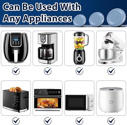 Miniatura 4 de Deslizador de electrodomésticos de 36 piezas para electrodomésticos de cocina, autoadhesivos, para máquinas de café, freidoras de aire, ollas a