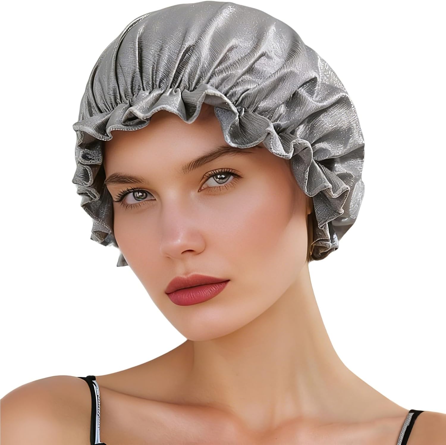 Faraday Hat,EMF Protection Beanies Cap,Silver Fabric Bonnet for Sleeping,Blocks 99% of WiFi,Bluetooth,Cell Towers,5G Shielding