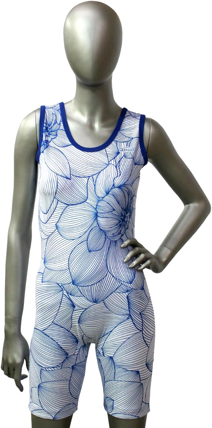 Matman USA The Blossoms Women's & Girl's Wrestling - Weightlifting - Exercise Singlet - Made in the U.S.A.