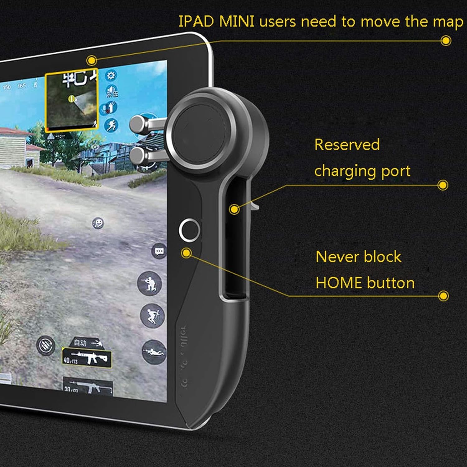 SHEAWA PUBG Controller di Gioco Joystick Trigger Maniglia Sparatutto Fuoco Mira Pulsante Gamepad per iPad Tablet PUBG Accessori di Gioco