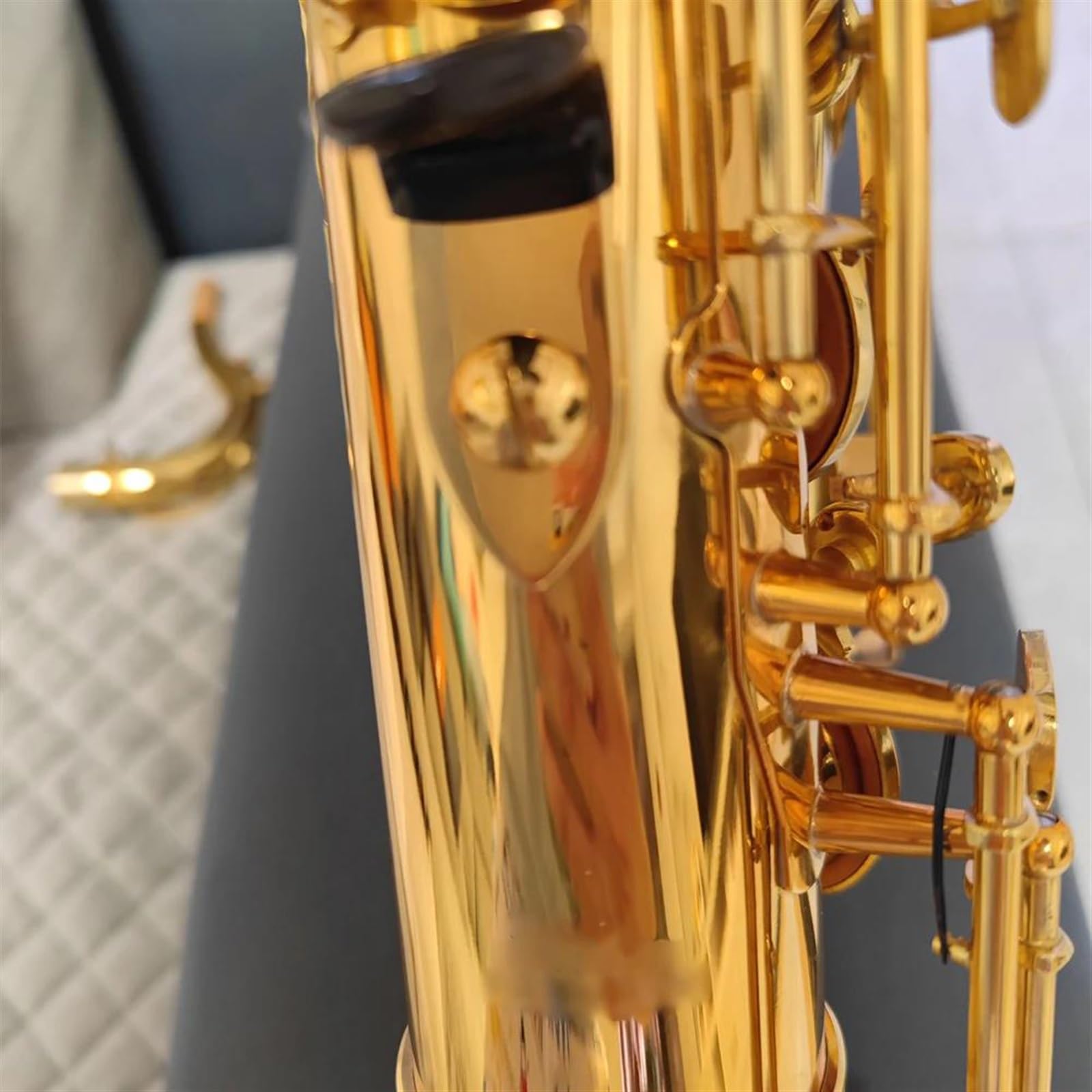 Sassofono Tenore Professionale Silver B-tune Completamente In Argento Realizzato Con Una Sensazione Confortevole Strumento Jazz SAX(Bag A)