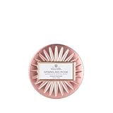 Sparkling Rose&comma; Mini Tin Candle&comma; 4 Ounce&comma; 25 Hour Burn Time&comma; Coconut Wax for Clean Burning&comma; Handcrafted in The USA