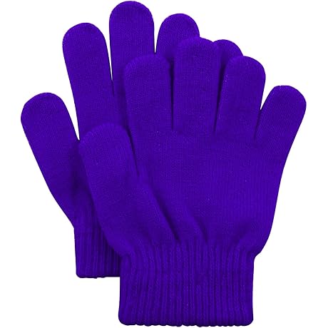 Purple Winter Gloves for Kids Unleash Magic and Warmth