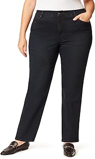 Womens Amanda Classic High Rise Tapered Jean Plus Size