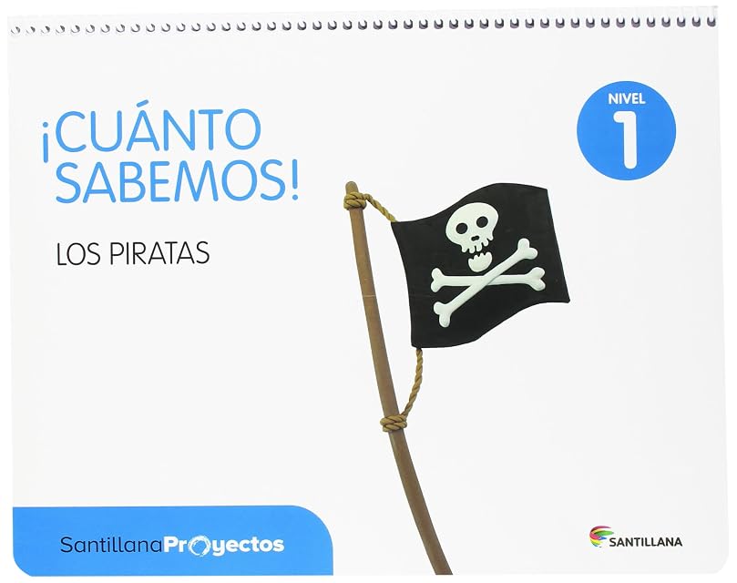 Portada de Cuanto Sabemos Nivel 1 los Piratas 3 Años Educacion Infantil
