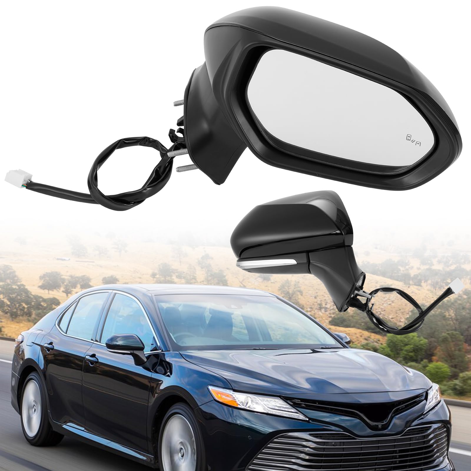 Passenger Side Heated Power Mirror For 2012-2014 Toyota Camry XLE SE TO1321276 E - Foto 10