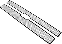 Vista 1 de APS Compatible con Chevy Silverado 3500HD 2500HD 2007-2010 rejilla de malla negra superior principal de acero inoxidable C75774H