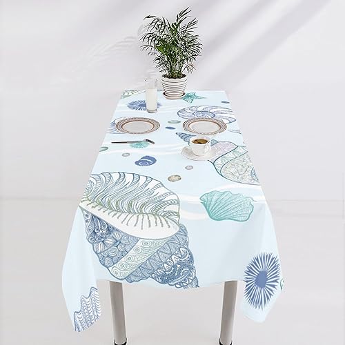 Miniatura 1228 de Mantel floral hippie, diseño retro de los años 70, naranja, rosa, azul, floral, bohemio, estampado estético de margaritas, para fiesta, picnic