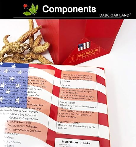 Miniatura 4 de DOL - 4 onzas  3.99ozcaja de raíz de ginseng cultivada a mano de Wisconsin cultivada a mano  Largo mediano