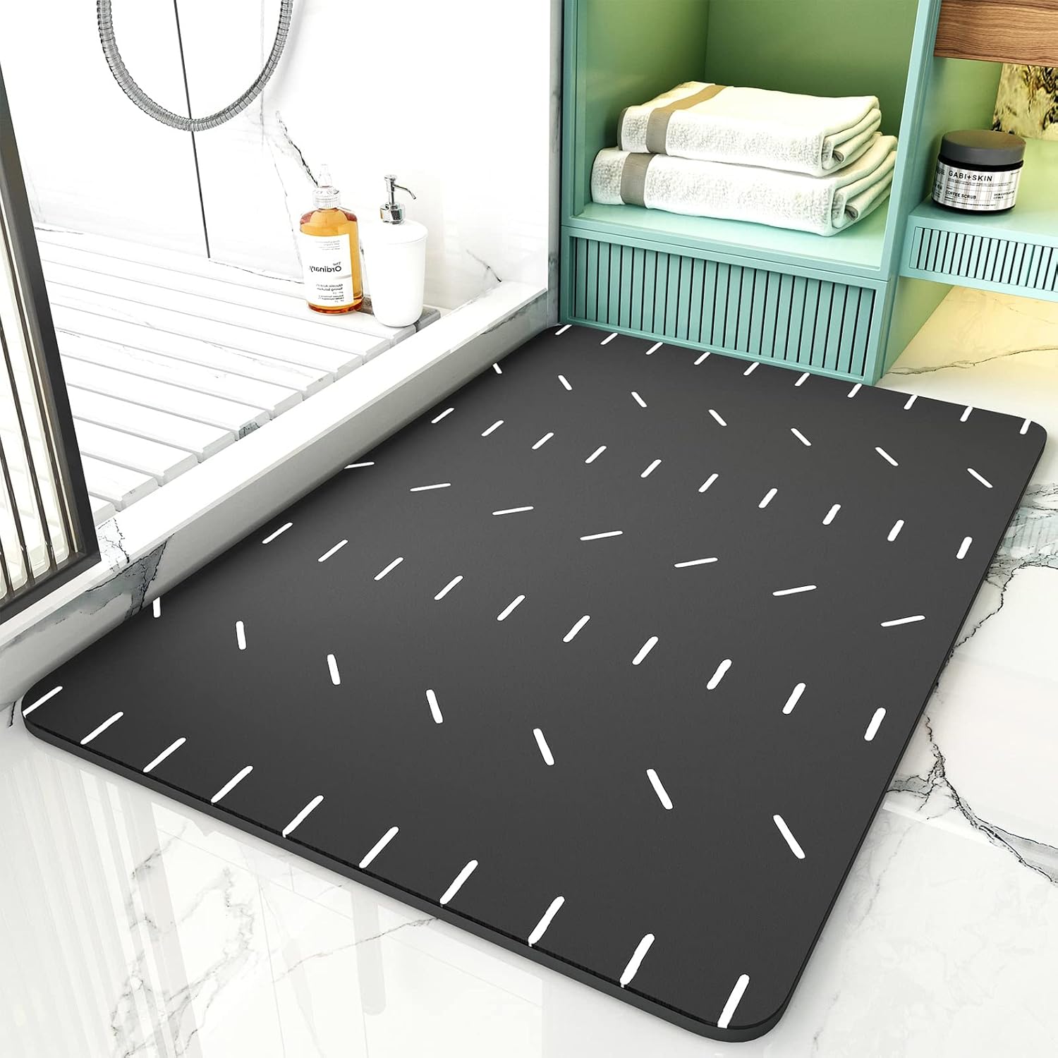 BathMatRug, Super Water Absorbent Quick Dry Bath Mats for
