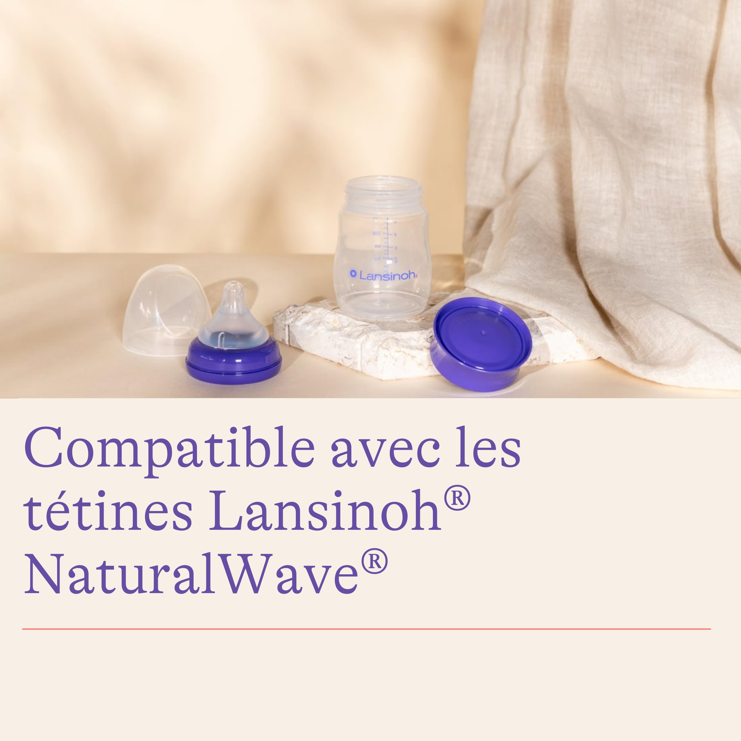 Lansinoh I Pots de conservation du lait maternel 4x160Ml