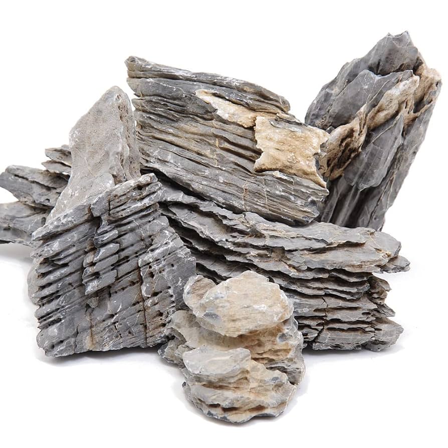 みかも石　大サイズ２個セット 形状お任せ 流れ石 サイズミックス 10kg 60cm水槽向け