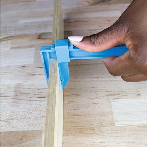 Miniatura 4 de Excel Blades Juego de abrazaderas de barra de plástico ajustables de 7 pulgadas, paquete de 4 mini abrazaderas y esparcidores para construcción de