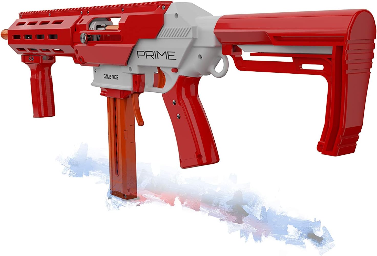 Game Face Prime Spring-Powered Foam Dart Blasters