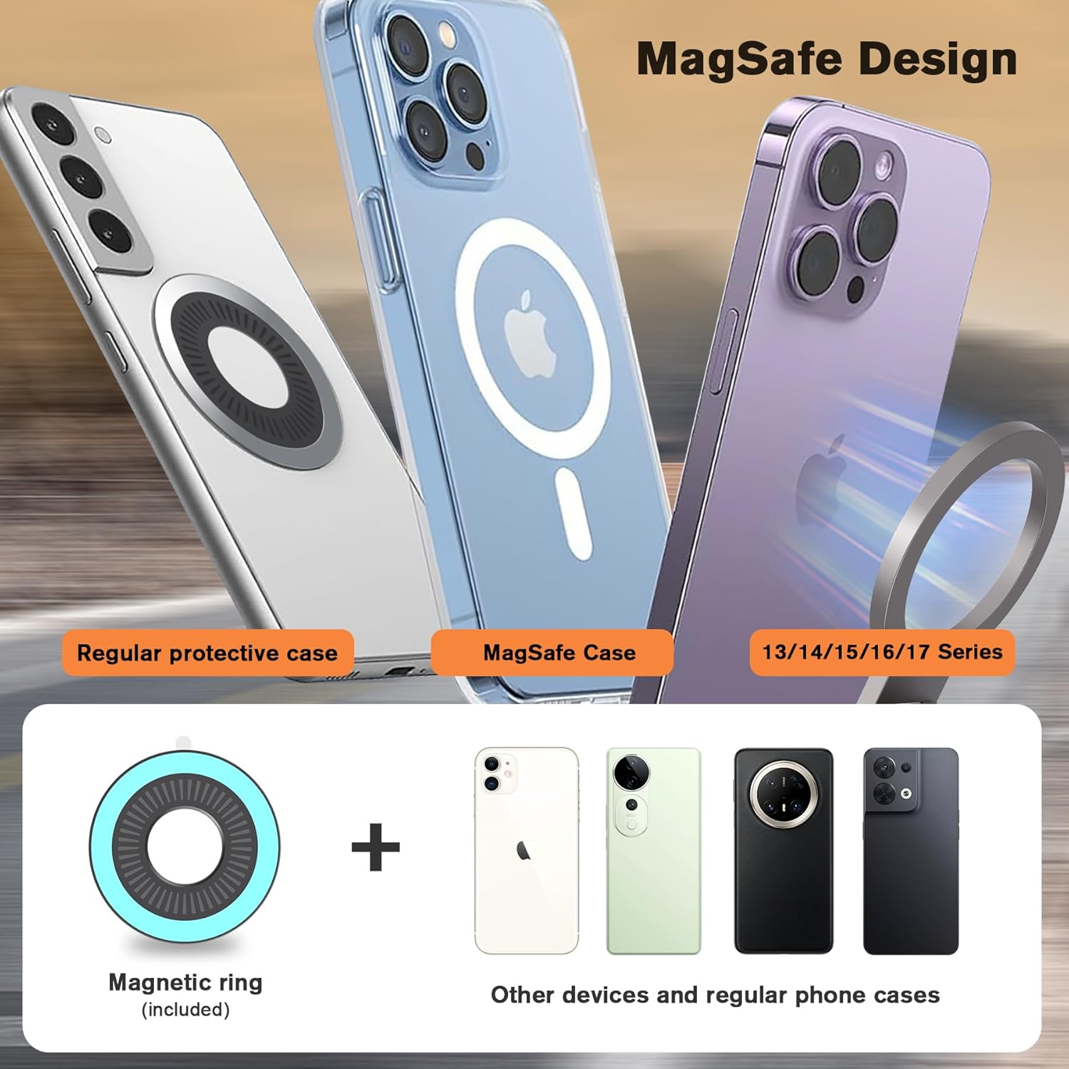 Airplane Phone Holder Travel Essentials for Men Women,Metal Magnetic Plane Phone Holder,360° Rotation Foldable Cell Phone Stand for Desk Tray Table,Travel Size Gadgets Flying Cruise Must Haves