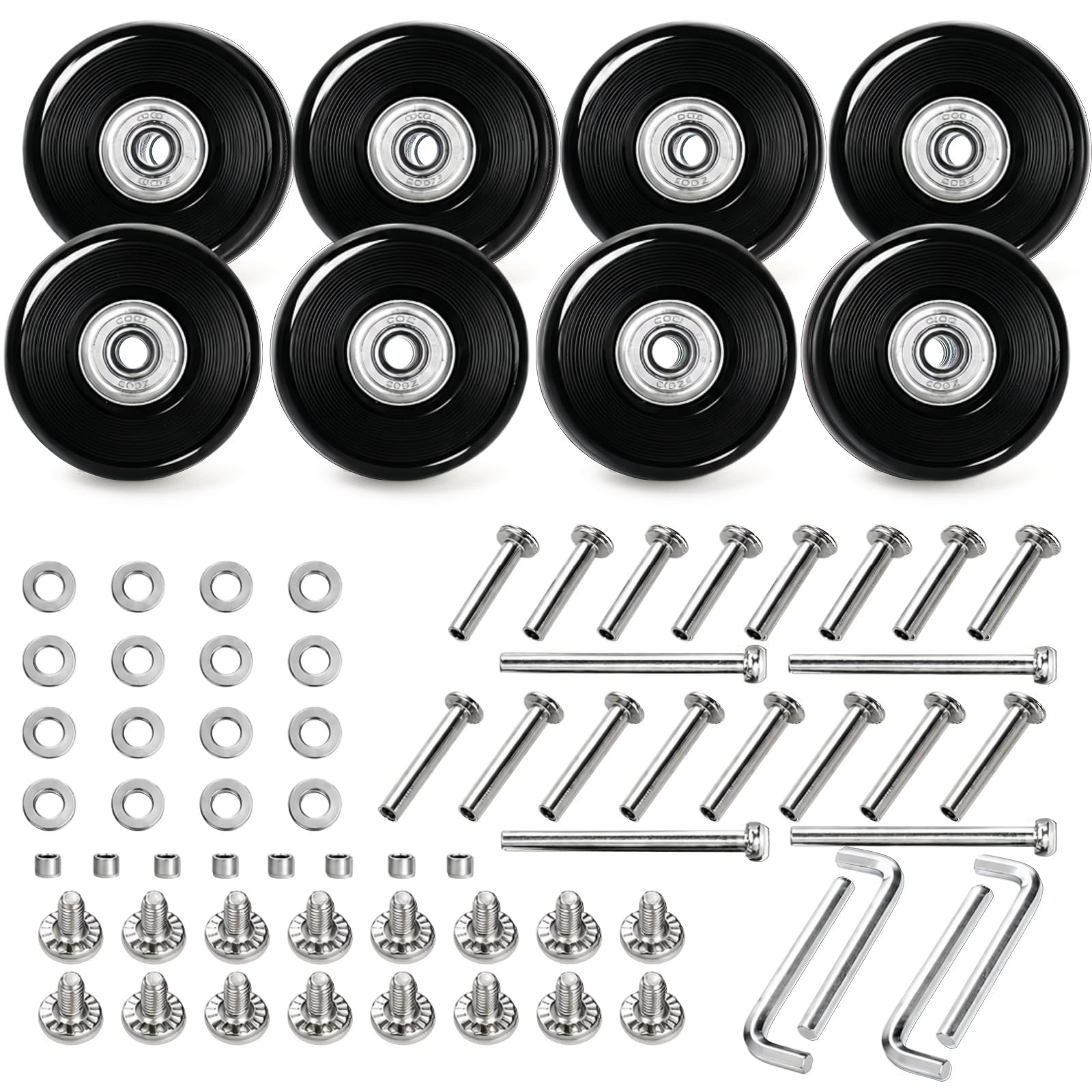 Amazon.com: ZOOFOX Set of 8 Luggage Suitcase Replacement Wheels