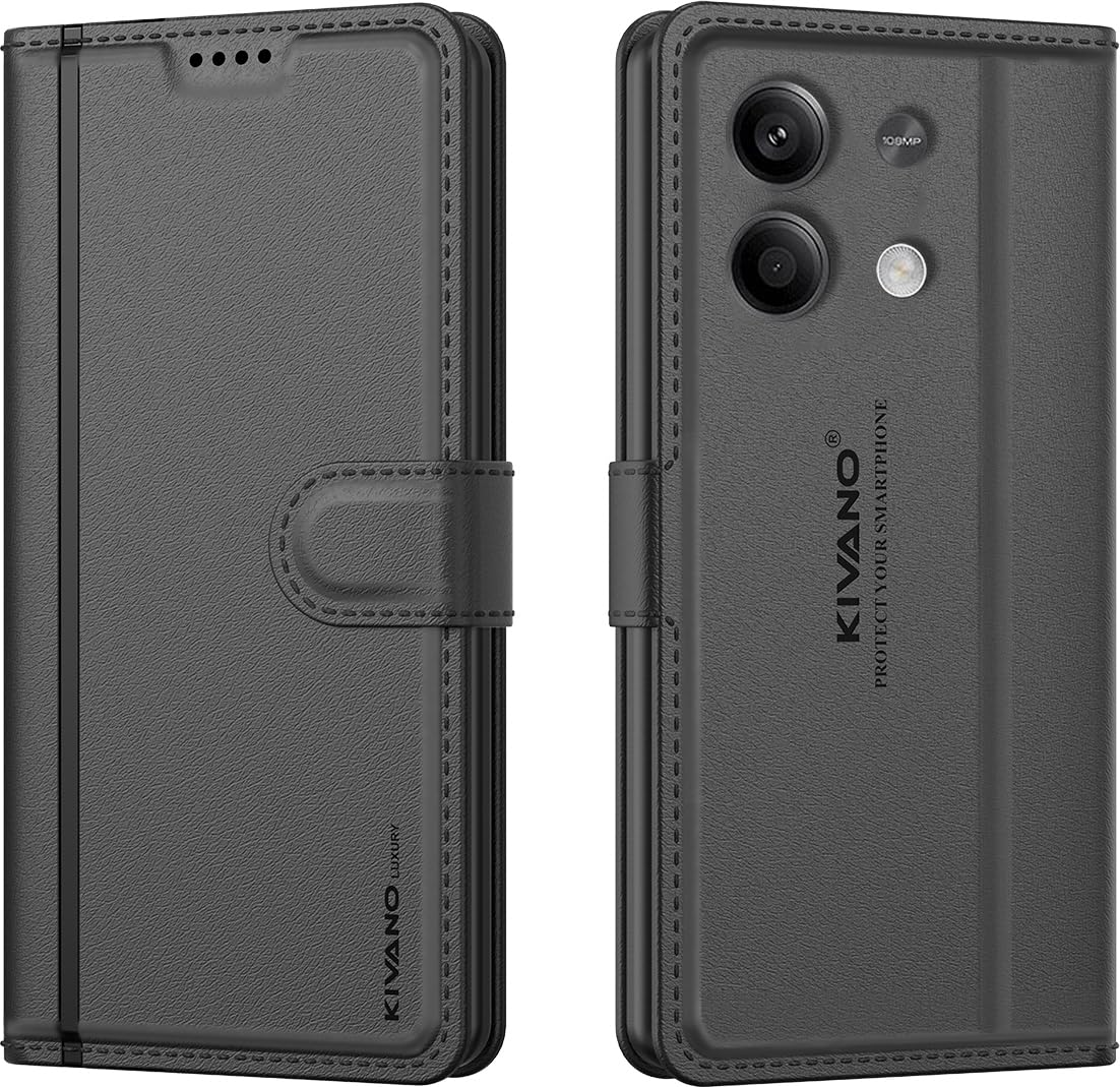 KIVANO LUXE® Compatible with Xiaomi Redmi Note 13 Pro 5G Artisanal Leather Wallet Case with Card Holder for Men Women, Magnetic Flip Folio Cover with Stand RFID Blocking Cell (B0CRZ9T7FH) Amazon Price History, Amazon Price Tracker