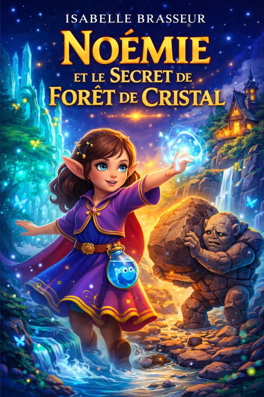 Noémie et le Secret de la Forêt de Cristal: Un livre personnalisé rempli de magie, où votre enfant vit une aventure unique à son prénom et découvre la force qui est en lui