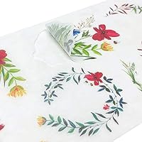 Vista 4 de allydrew Washi - Juego de calcomanías para álbumes de recortes, manualidades para papelería, diario, fabricación de tarjetas, (18 hojas), flores