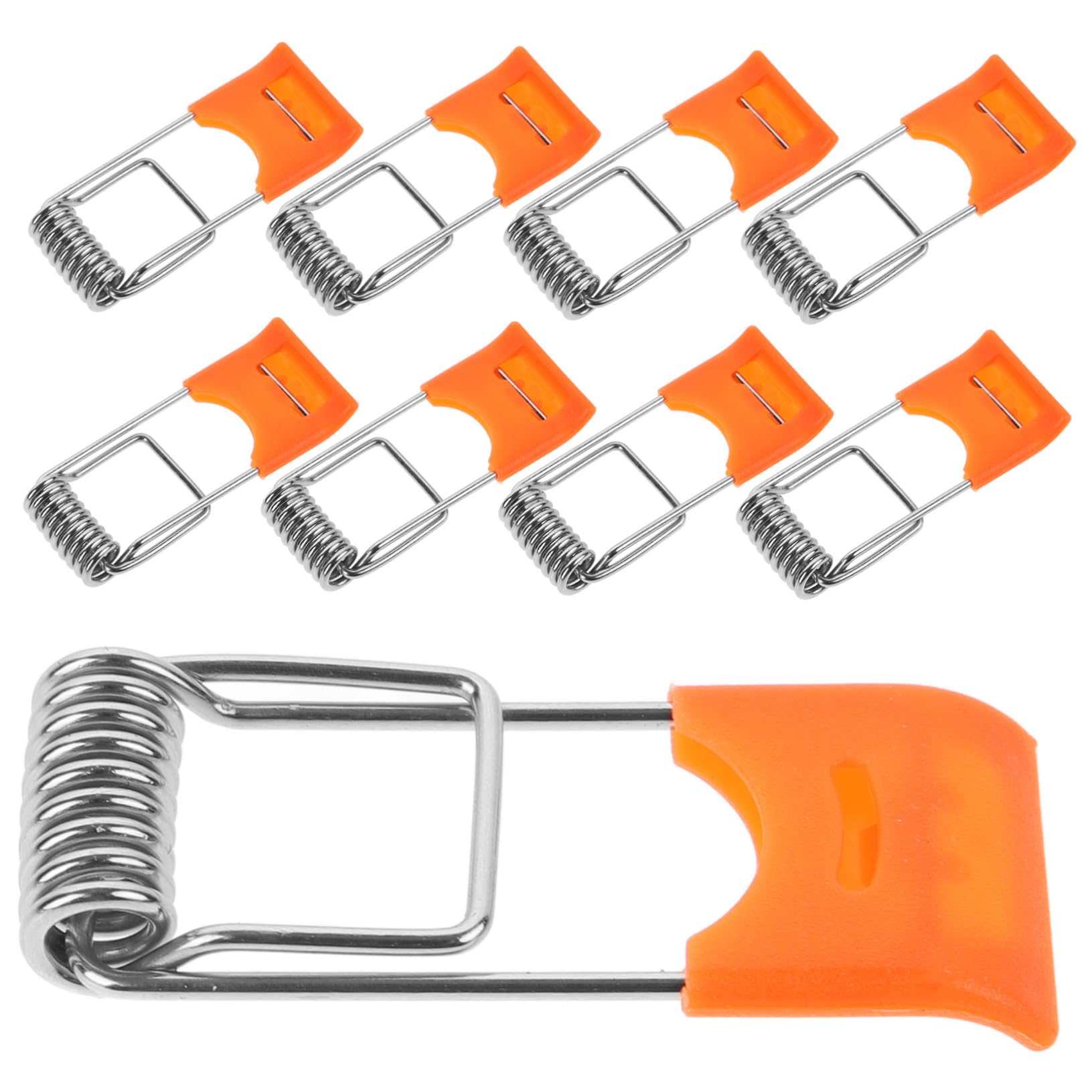 HOMOCONO 100Pcs Downlight Spring Clips Retaining Clamps for Lighting Durable Light Securing Clips for Tube Spotlight Panel Aisle Lights