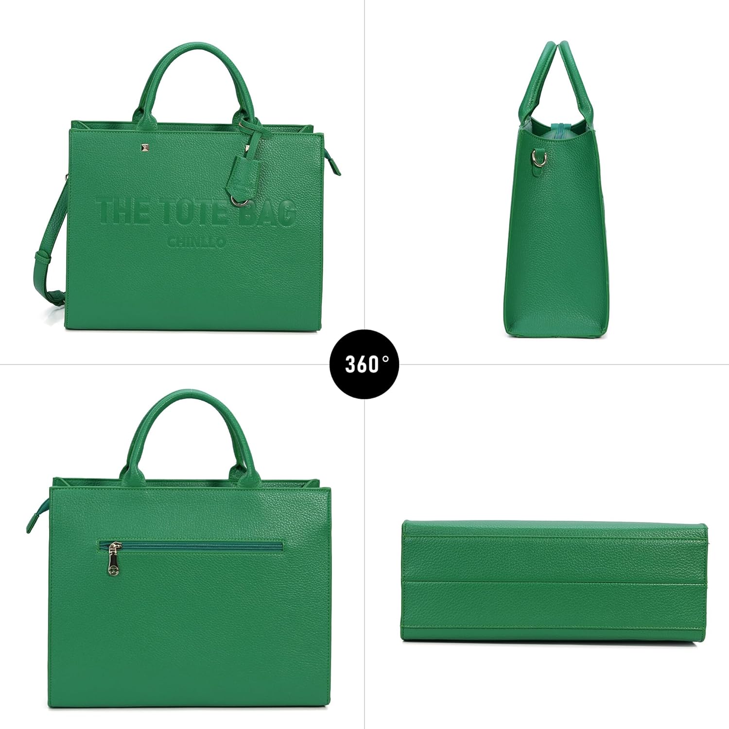 Tote Bag for Women Top Handle Satchel Purse and Handbags with Shoulder Strap - Image 6