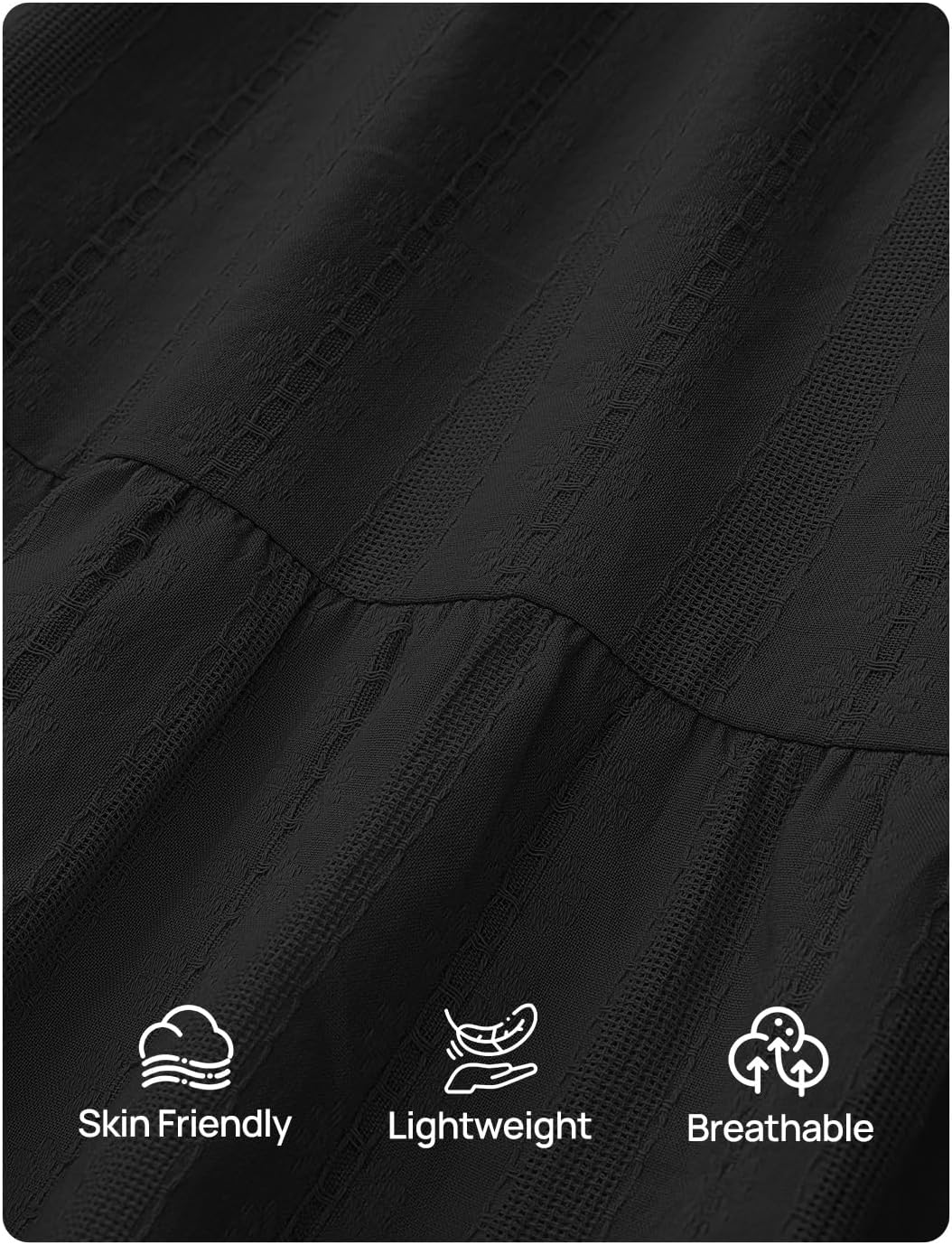 ZESICA Long Sleeve V Neck Mini Dresses for Women 2026 Spring High Waist Ruffle Pleated A Line Cocktail Party Short Dress - Image 6