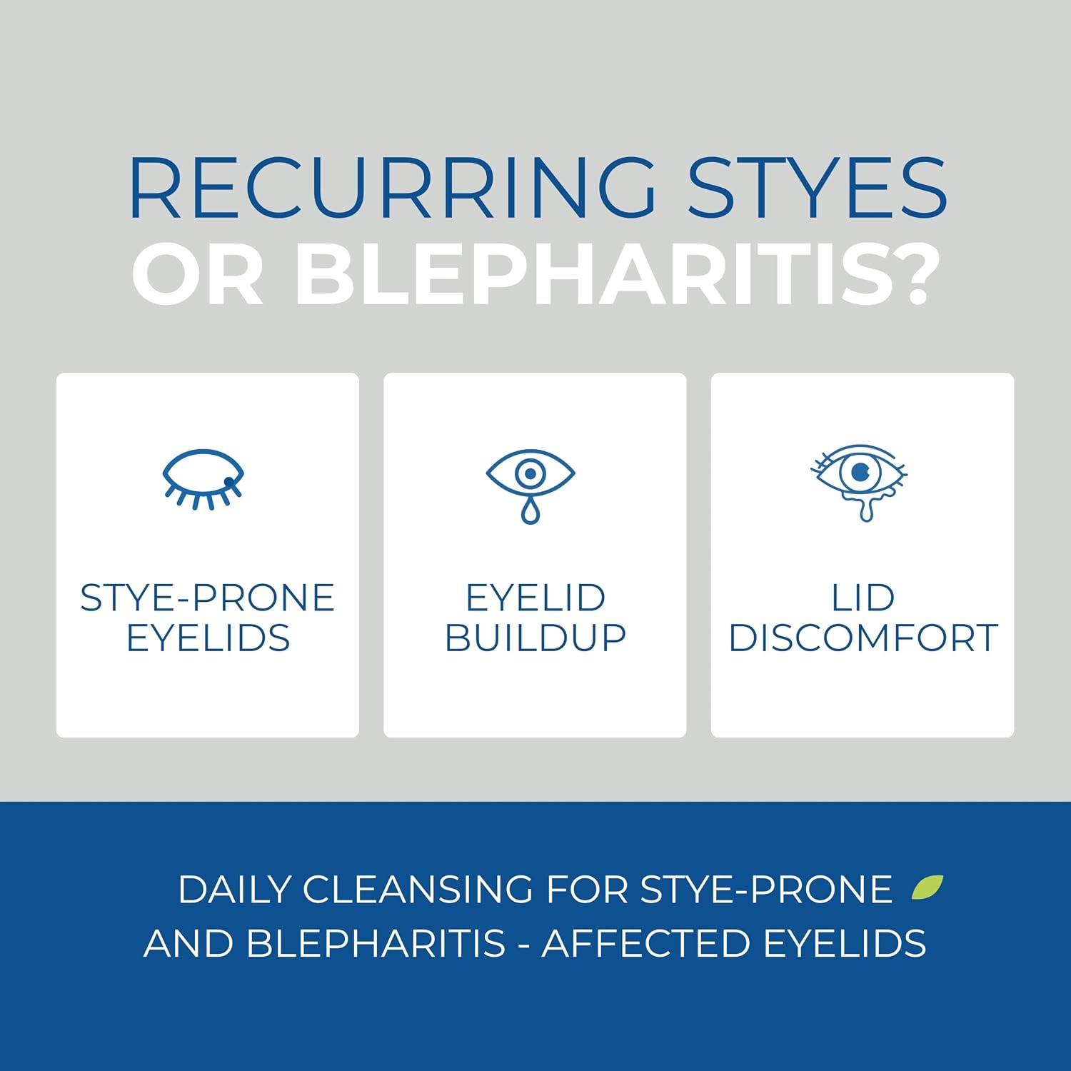 NOVEHA XStye Eyelid Foaming Cleanser - Fast Stye Eye Relief - Formula With Tea Tree Oil - Daily Eyelid and Eyelash Wash For Stye Eyes, Eyelash, & Skin Dryness (3.38 fl oz) - 100mL