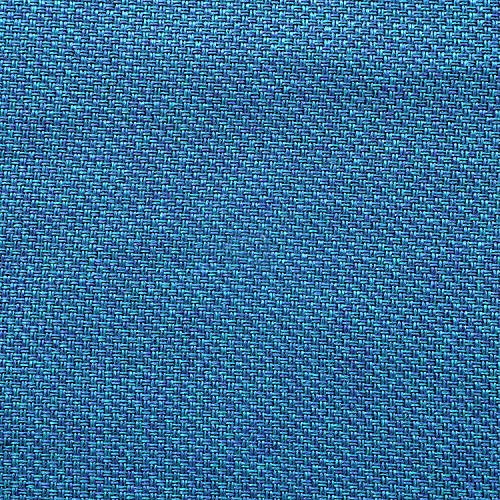 Image of Kuber Industries Self Design 2 Piece Jute Cushion Cover Set - 16 inchx16 inch, Blue