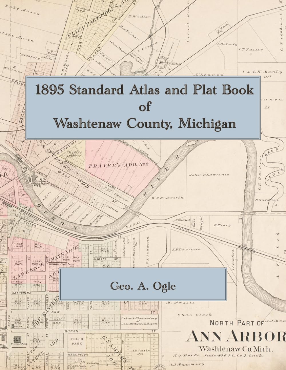 1895 Standard Atlas and Plat Book of Washtenaw County, Michigan