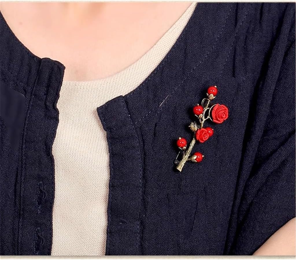 Spilla Da Donna Spille Da Giacca Bottoni Da Cardigan Corpetto Versatile Accessori Decorativi In Stile Antico (6 Cm)
