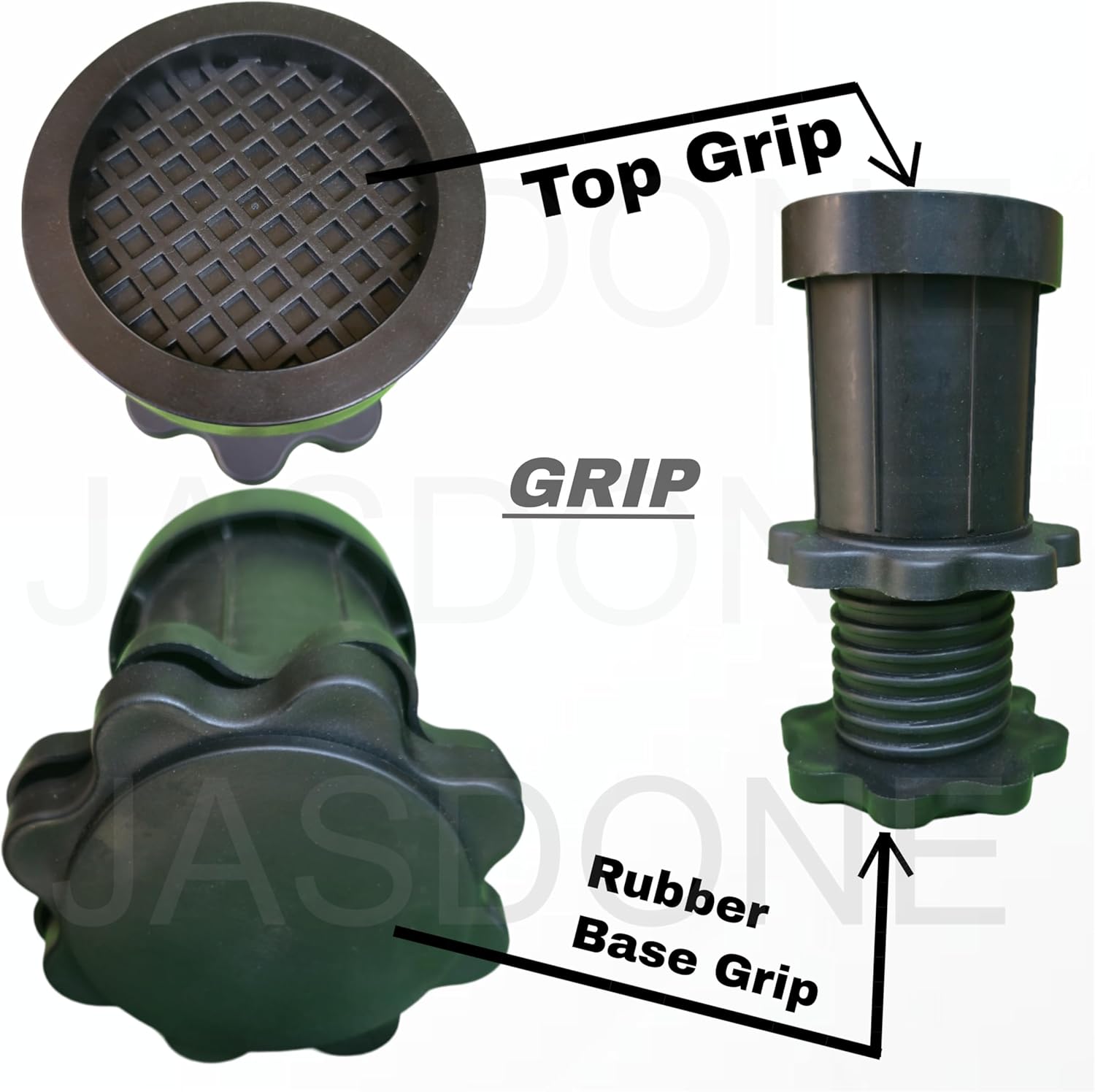 Heavy Duty JAS Giant Anti Vibration Height Adjustable Pad for Washing Machine/Dishwasher/Fridge/Sofa/Furniture for All Brand Suitable and Compatible with IFB/Bosch/LG/Samsung (big size)