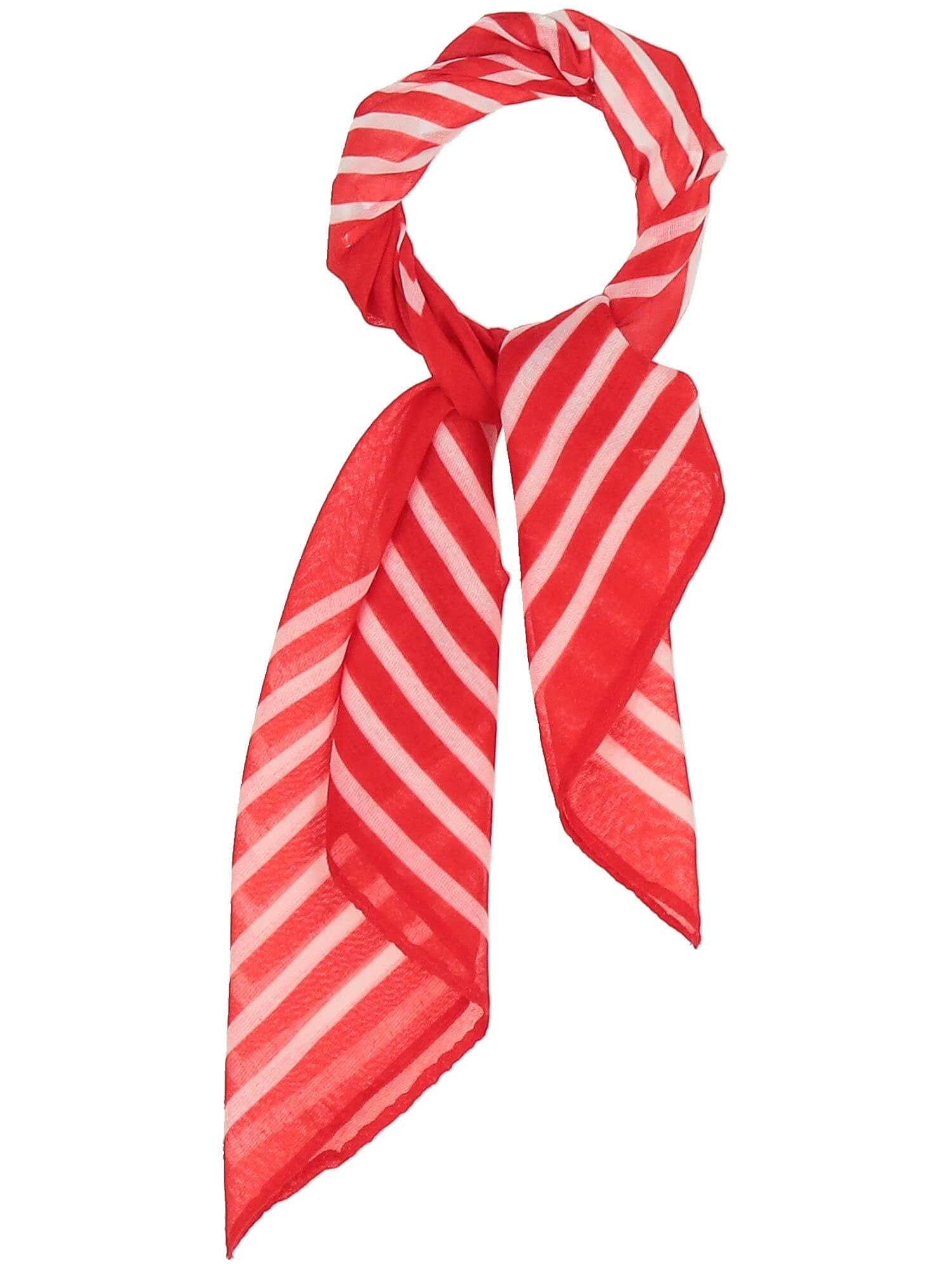 Bandana w paski - Rozmiar 55 x 55 cm - Bandana dla mężczyzn i kobiet - Idealny szalik Nicki na lato