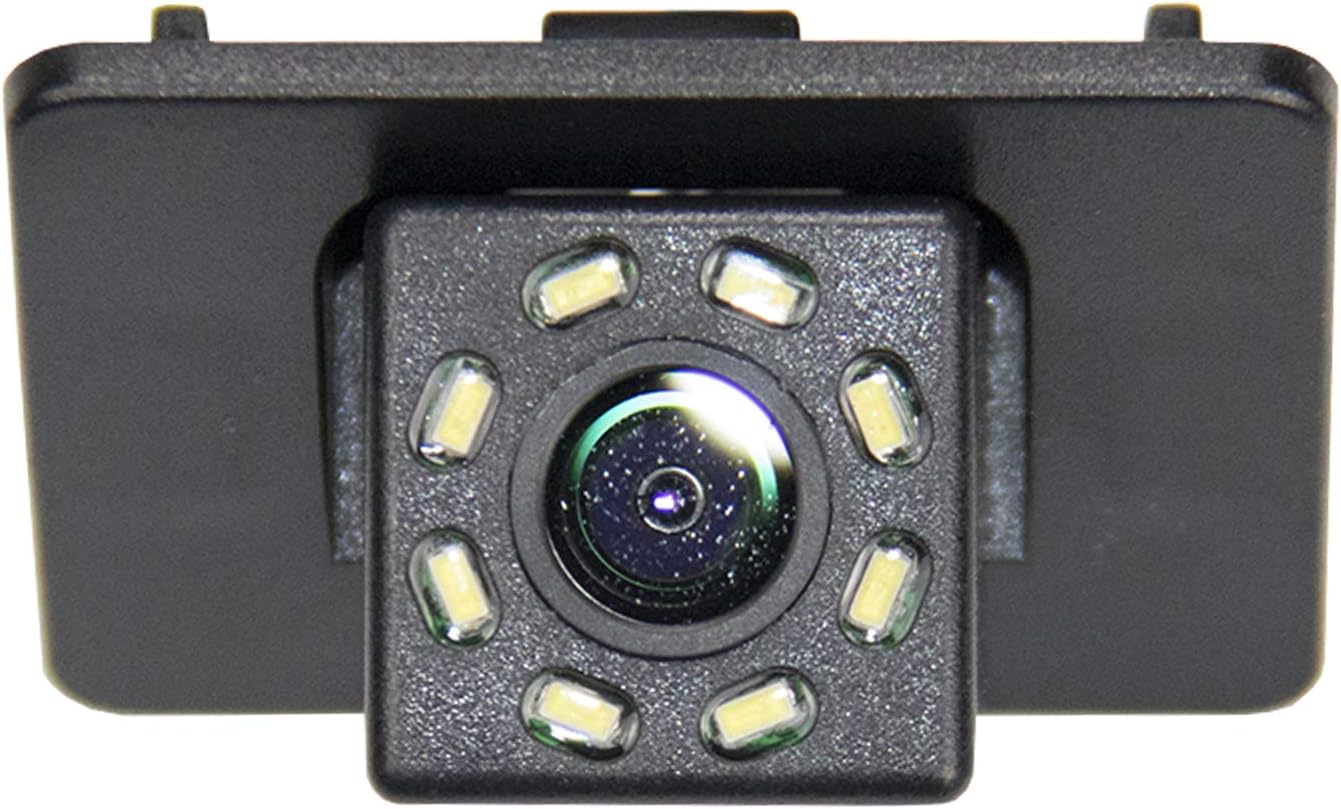 Misayaee Rear View Back Up Reverse Parking Camera in Original Reverse Hole On Trunk Handle Bar Night Version (NTSC) for Mazda 3 Mazda3 Axela BM Sedan 2013~2018
