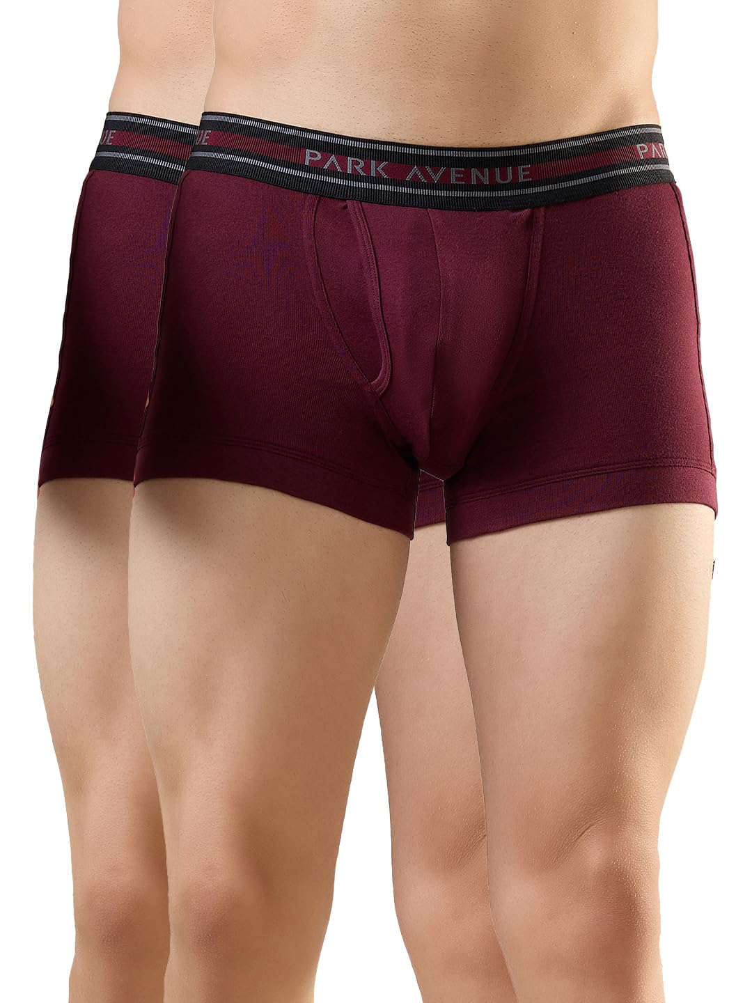 park avenue Men Regular Fit Solid Pattern Pure Cotton Trunk Pack of 2-picture-40