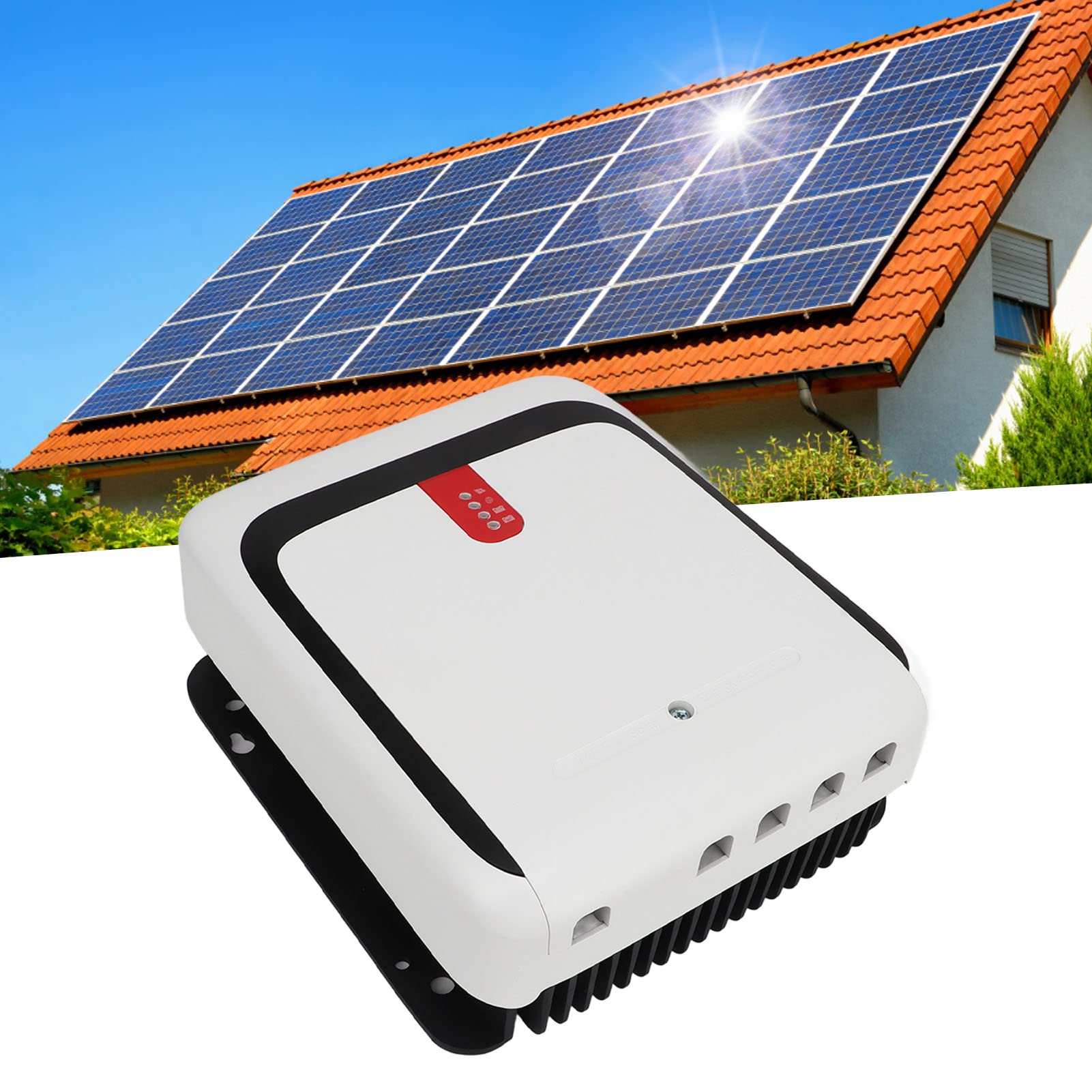 Oumefar Regolatore di Carica Solare MPPT Regolatore 30A Ad Alta