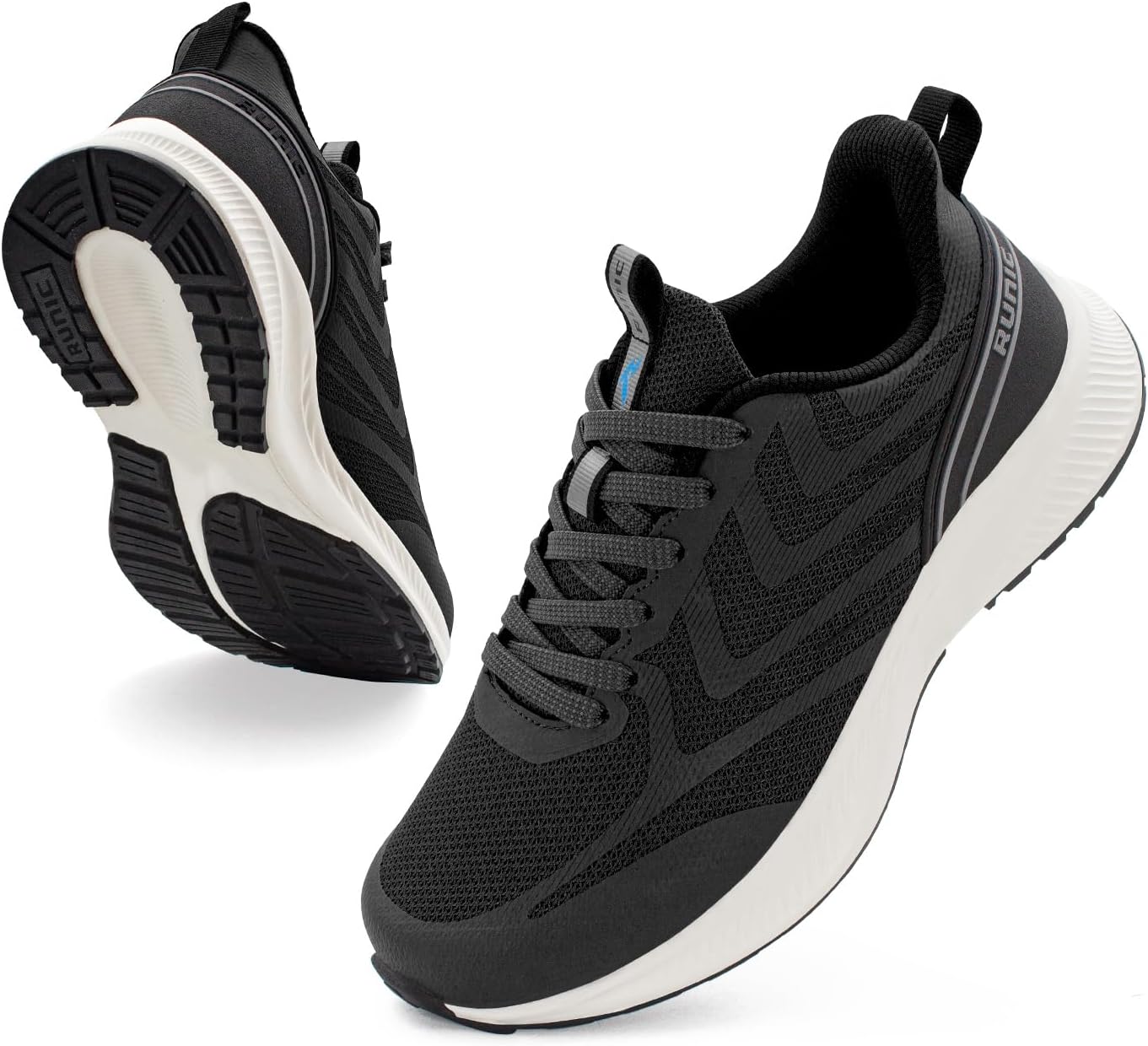 Wide Toe Box Sneakers for Women - Extra Wide Width Lightweight Running Shoes, Breathable Walking Tennis Shoes with Arch Support and Non-Slip Rubber Outsole - Image 5