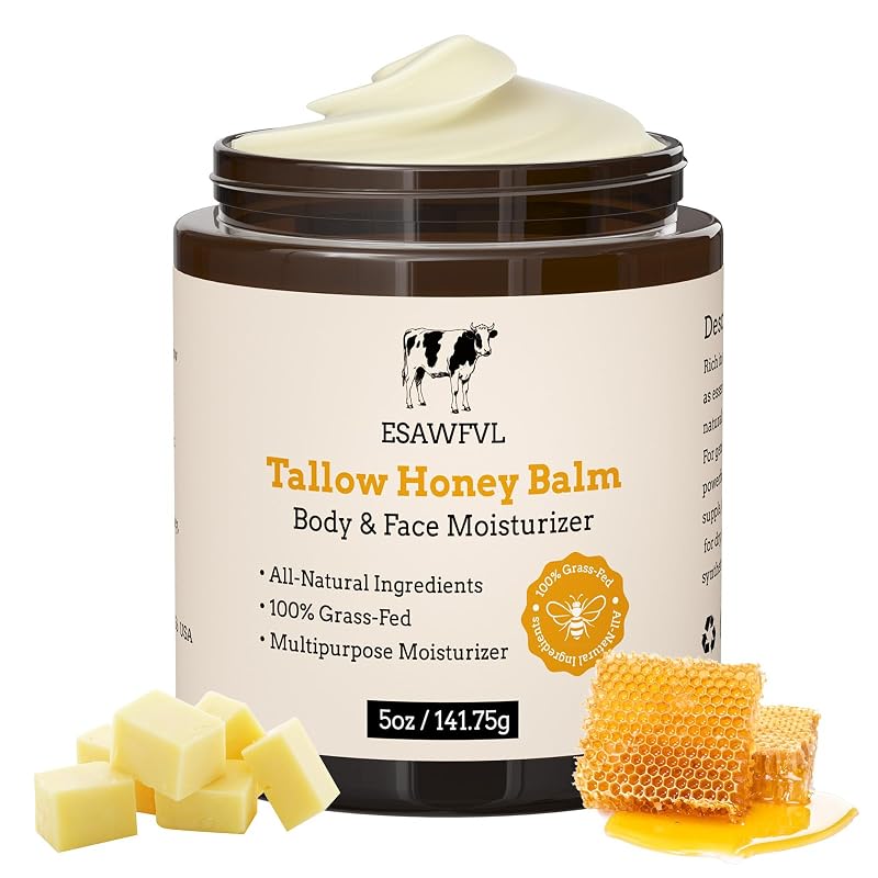 Bálsamo batido de sebo bovino e mel ESAWFVL, 142 g