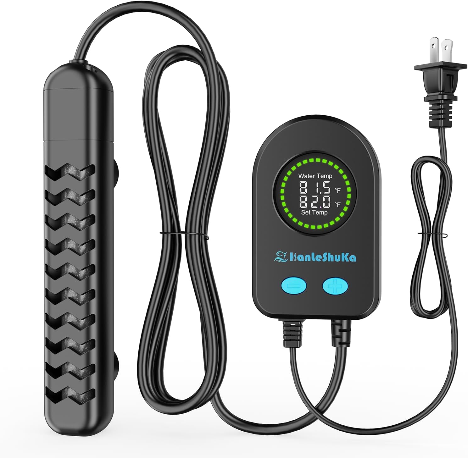 Submersible Aquarium Heater 100W 200W 300W 500W with High-Temperature Protection and Automatic Power-Off