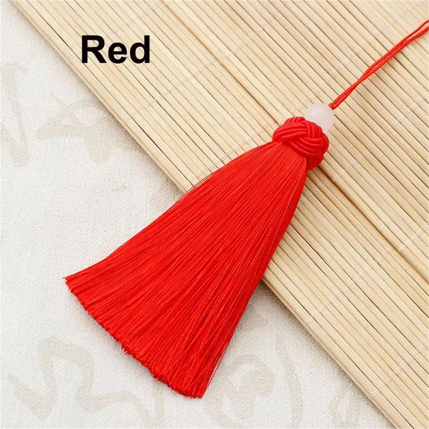 Bookmark Tassels 40/80pcs 8cm Tassel Handmade Silk Craft Tassels Pineapple Cap with Cord Loop for DIY Crafts Jewelry Making Accessories for DIY Craft(WineRed,40pcs)
