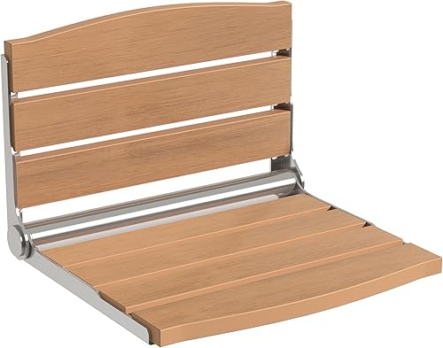 DWVO Asiento de ducha plegable montado en la pared, banco de ducha plegable, silla de ducha plegable para el cuidado del hogar para personas