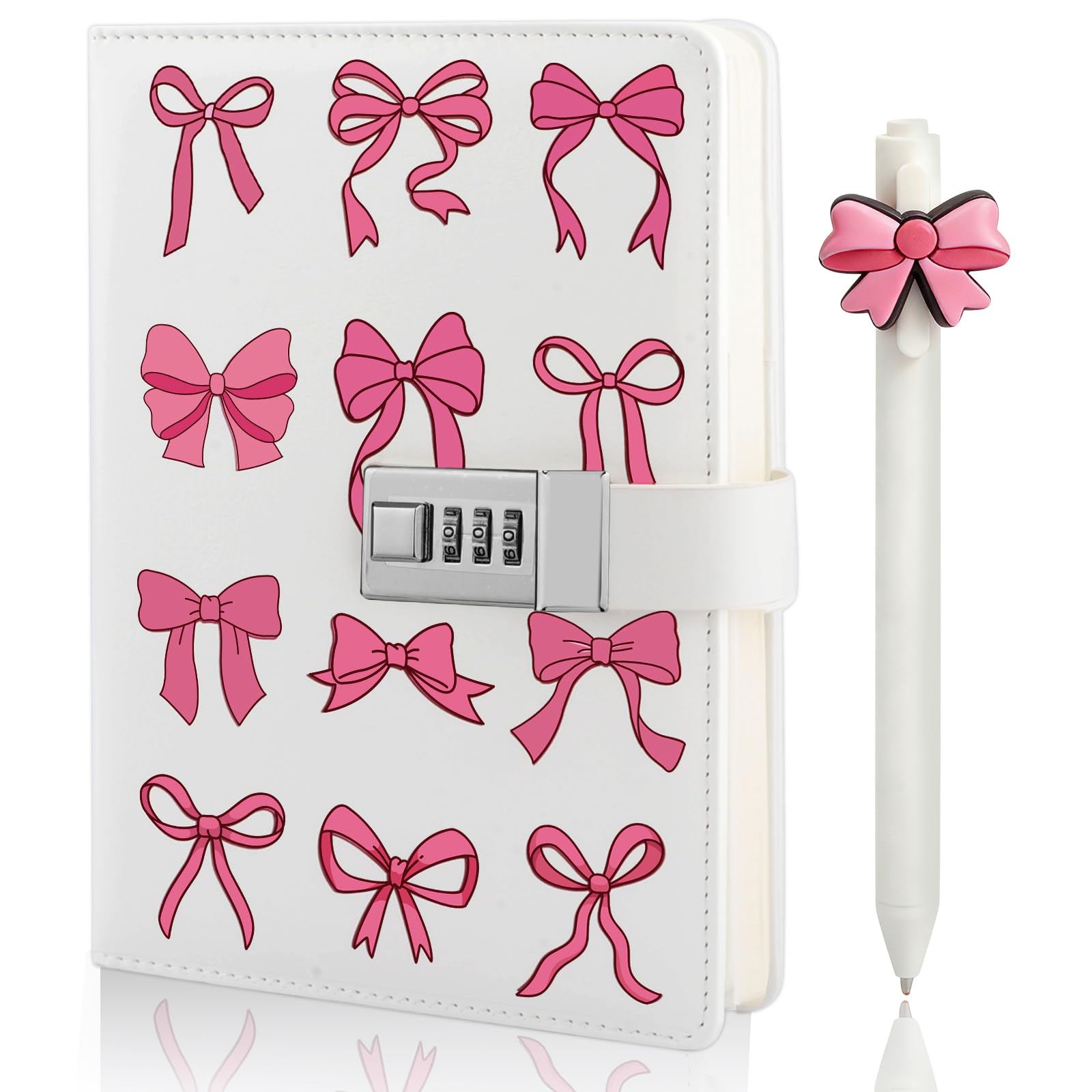 Diary with Lock for Girls Teen, Secret Diary for Girls, Gifts for Girls 8 9 10 11 12 13 14 Year Old, Back to School Birthday Gifts Presents for Girls Age 7-15, Lockable Journal Notebook and Pen Girl
