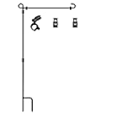 HOOSUN Garden Flag Stand, Premium Garden Flag Pole Holder Metal Powder-Coated Weather-Proof Paint with Tiger Clip and Spring Stoppers without flag