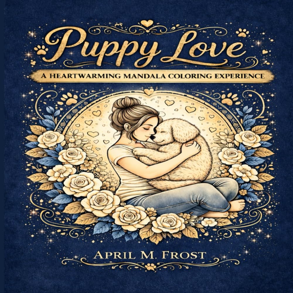 Puppy Love: A Heartwarming Mandala Coloring Experience (Love Coloring Series)