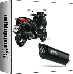 Scarico Completo Racing MIVV X-M1 Nocat Per Keeway RKF 125 2021-2022 - Inox Nero, Made In Italy - Foto 5
