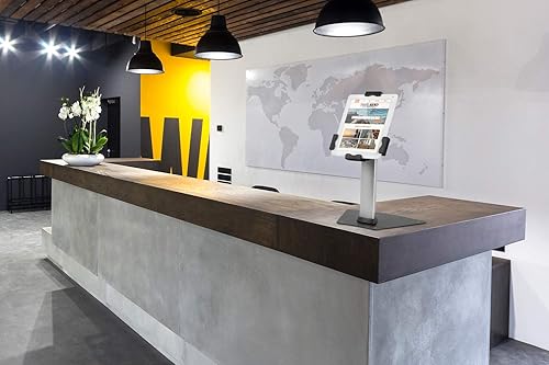 Miniatura 20 de Mount-It! Quiosco universal antirrobo del soporte del piso de la tableta - Soporte de piso del quiosco ajustable en altura - Soporte de montaje