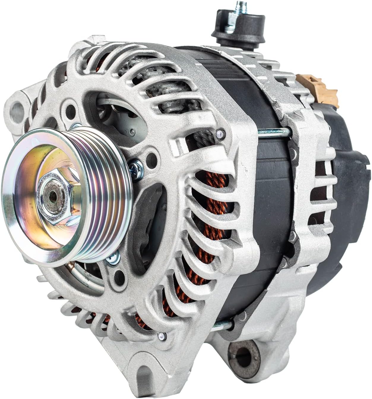SANKAKU Alternator Compatible with Ford Transit-150/250/350 V6 3.5L/3.7L 2015-2019, Replace A3TV1391ZC CK4T-10300-CA 11928, 12V 250Amp CW 6-Groove Pulley
