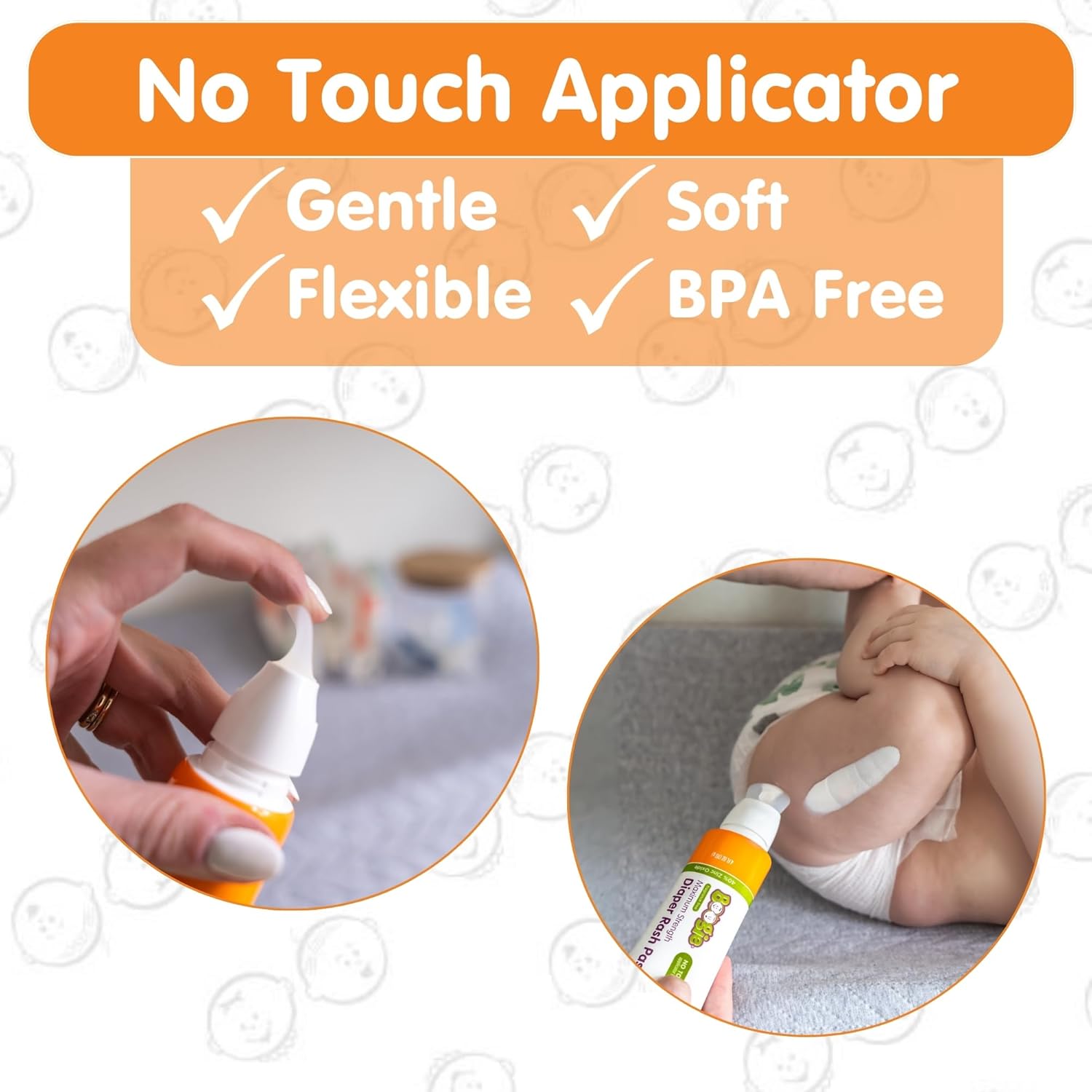 Boogie Diaper Rash Paste, Maximum Strength 40% Zinc Oxide, Mess-Free Applicator, Soothes Baby Bum, Diaper Bag Essential, 4oz (Pack of 3)