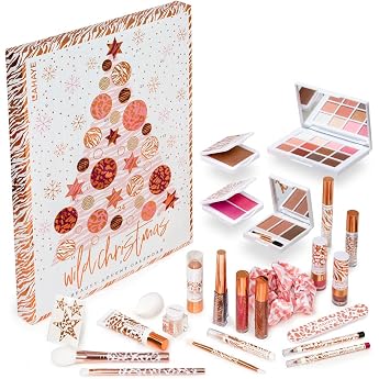 Beauty Advent Calendar 2025 WILD X-MAS   24 Luxurious Make-up Surprises Worth Over  100 Vegan & Cruelty-Free Limited Edition by LAHAYE
