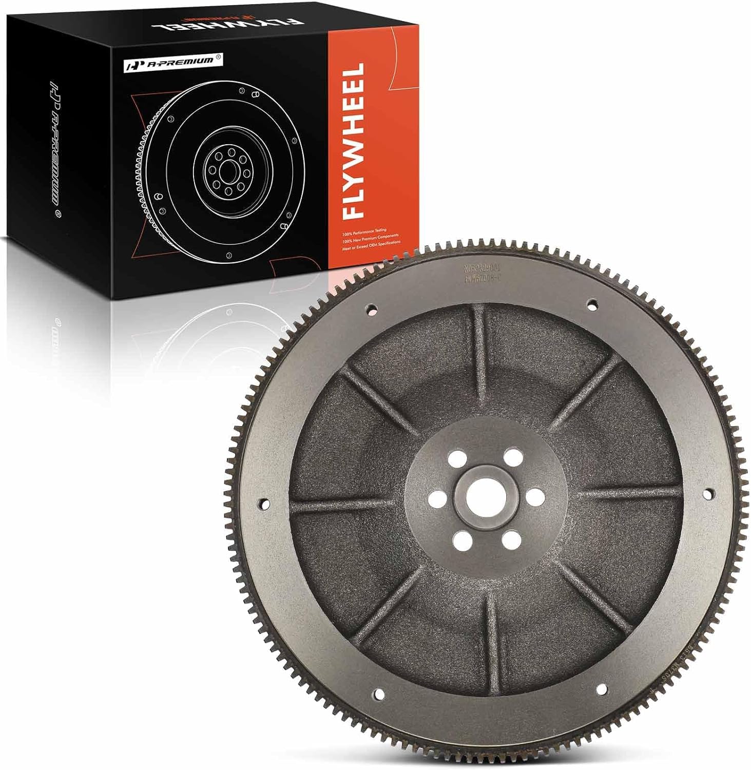 A-Premium Clutch Flywheel Compatible with Jeep Cherokee 1996-2000, TJ 1997-2002, Wrangler 1991-1995 1997-2002, 2.5L, Manual Trans., 6 Bolt Holes, 148 Teeth